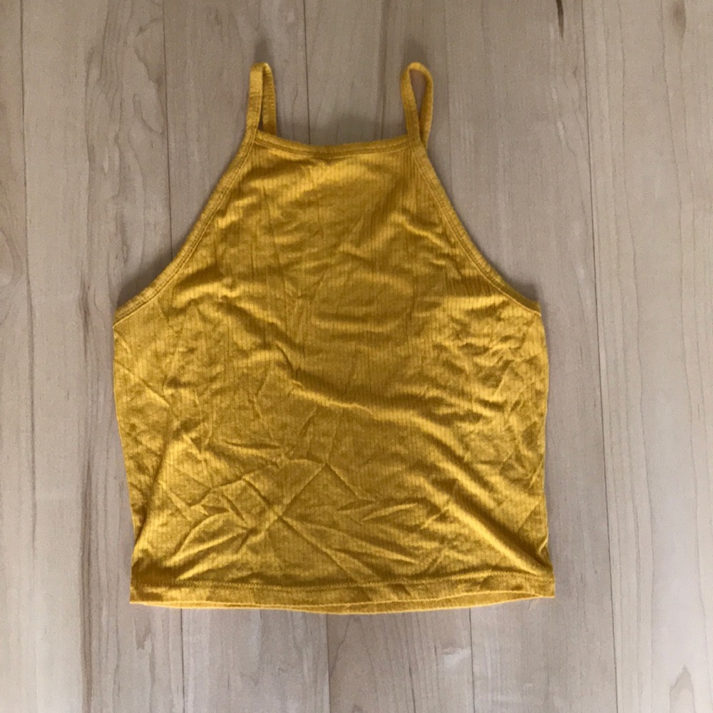 3/$15 High neck crop top